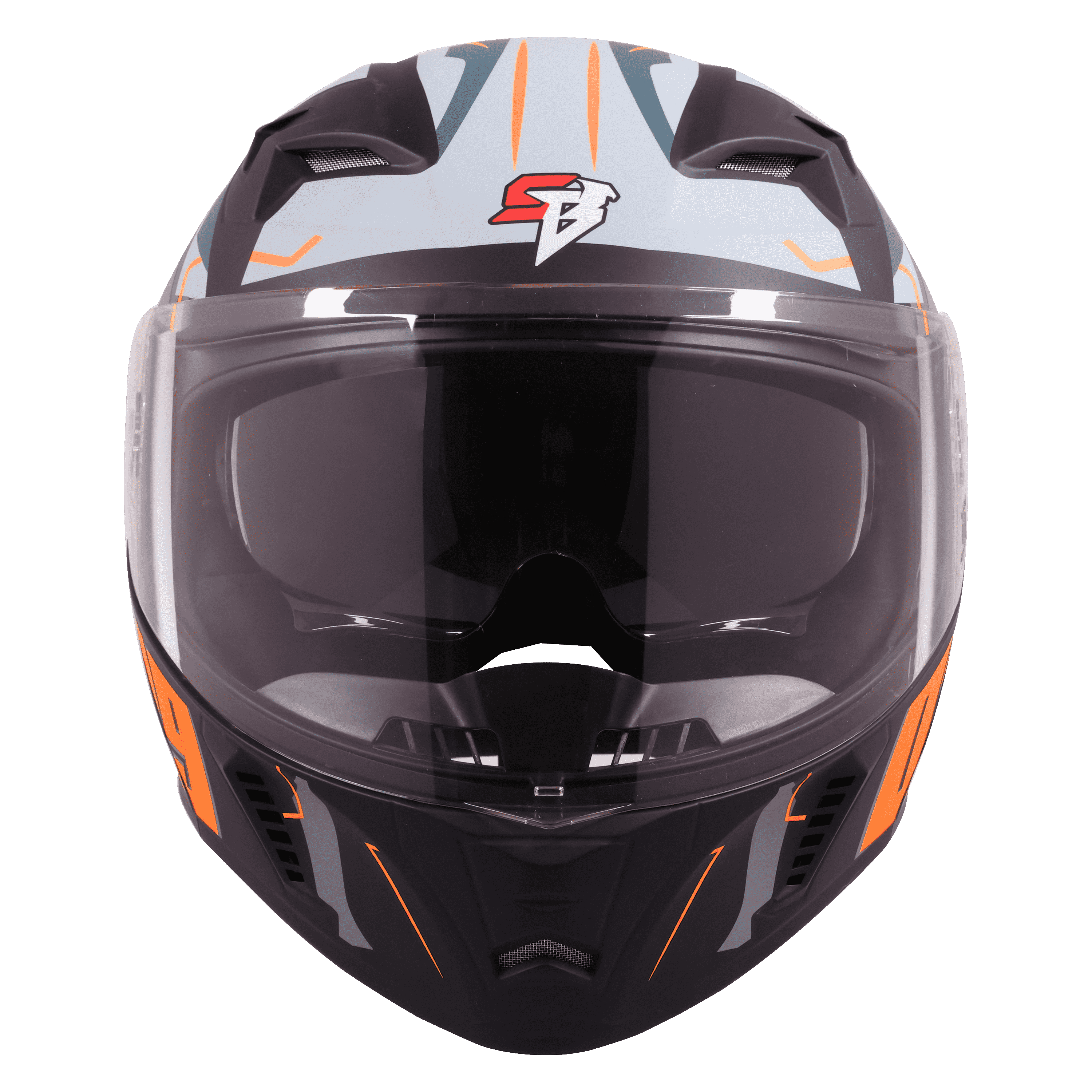 SBA-20 ISS 09 GLOSSY BLACK WITH ORANGE